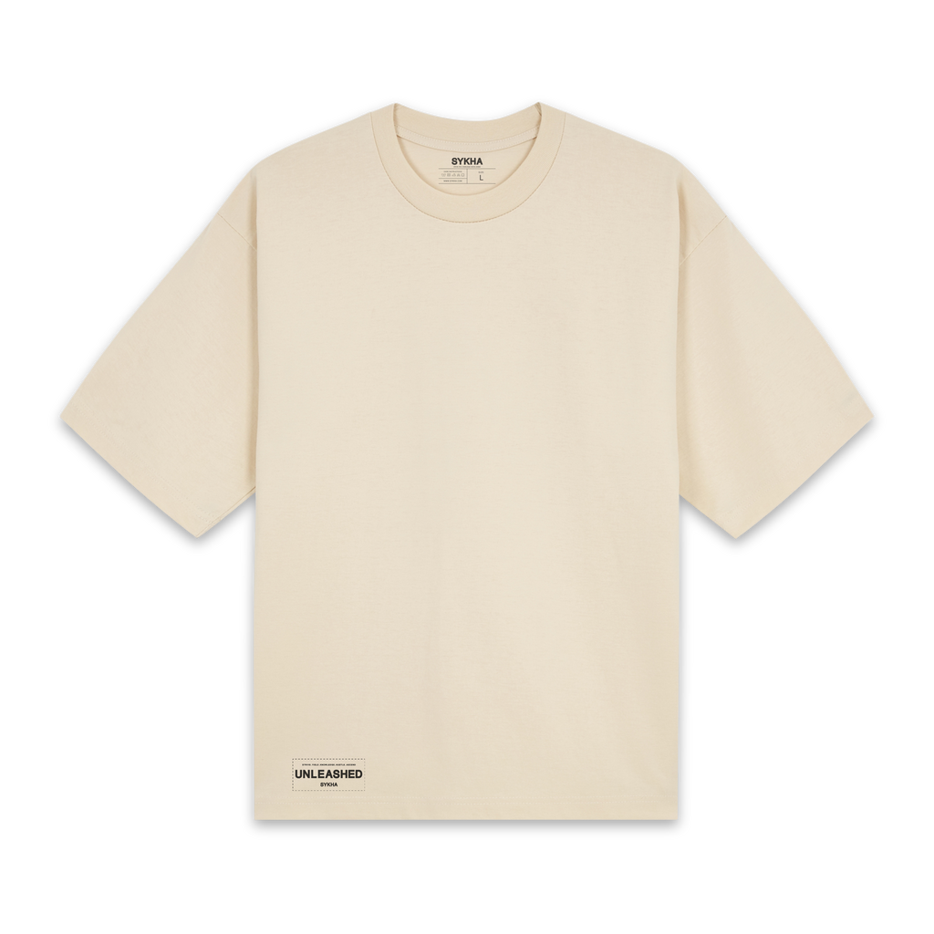 Faux Stitch Design Club Tee – Oat