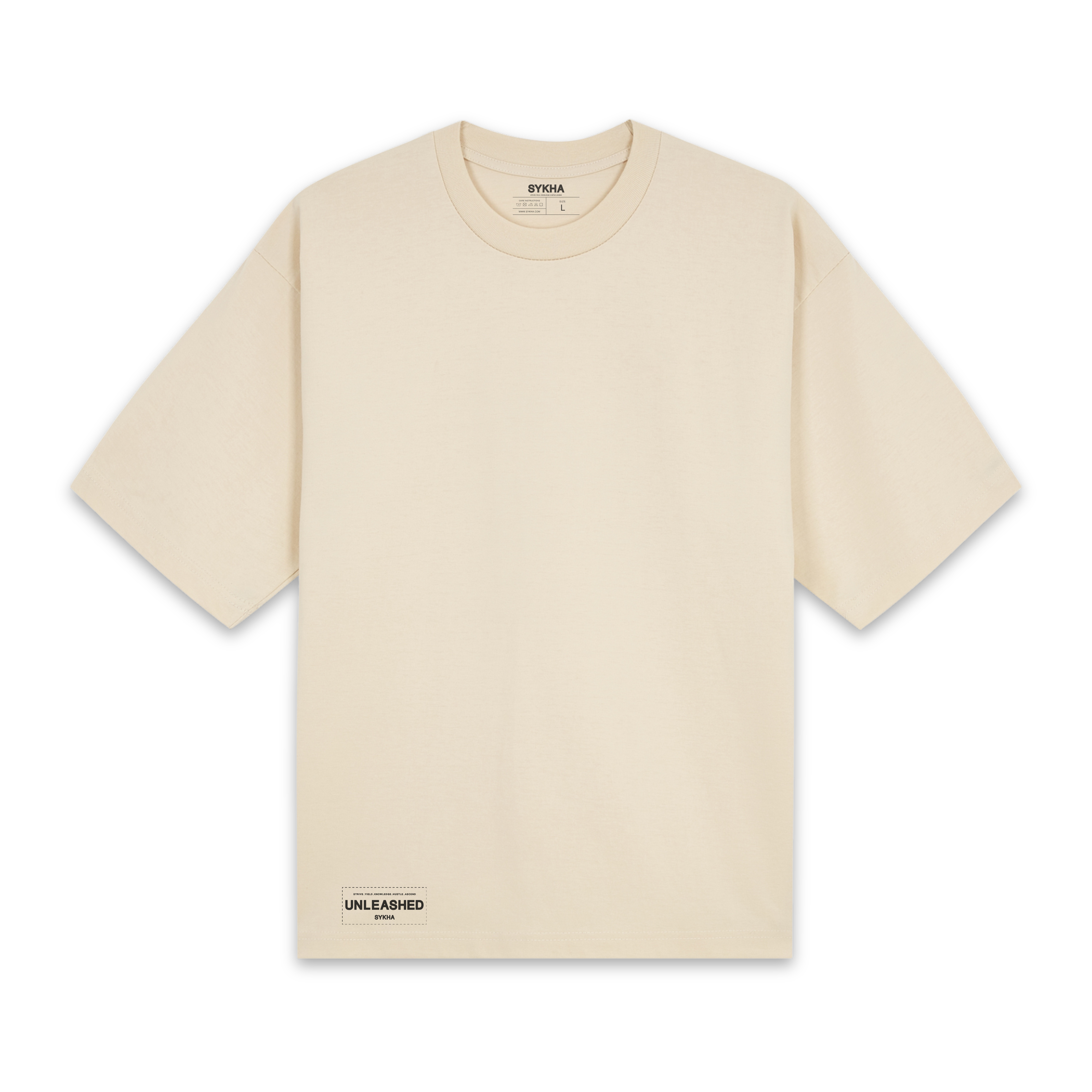 Faux Stitch Design Club Tee – Oat