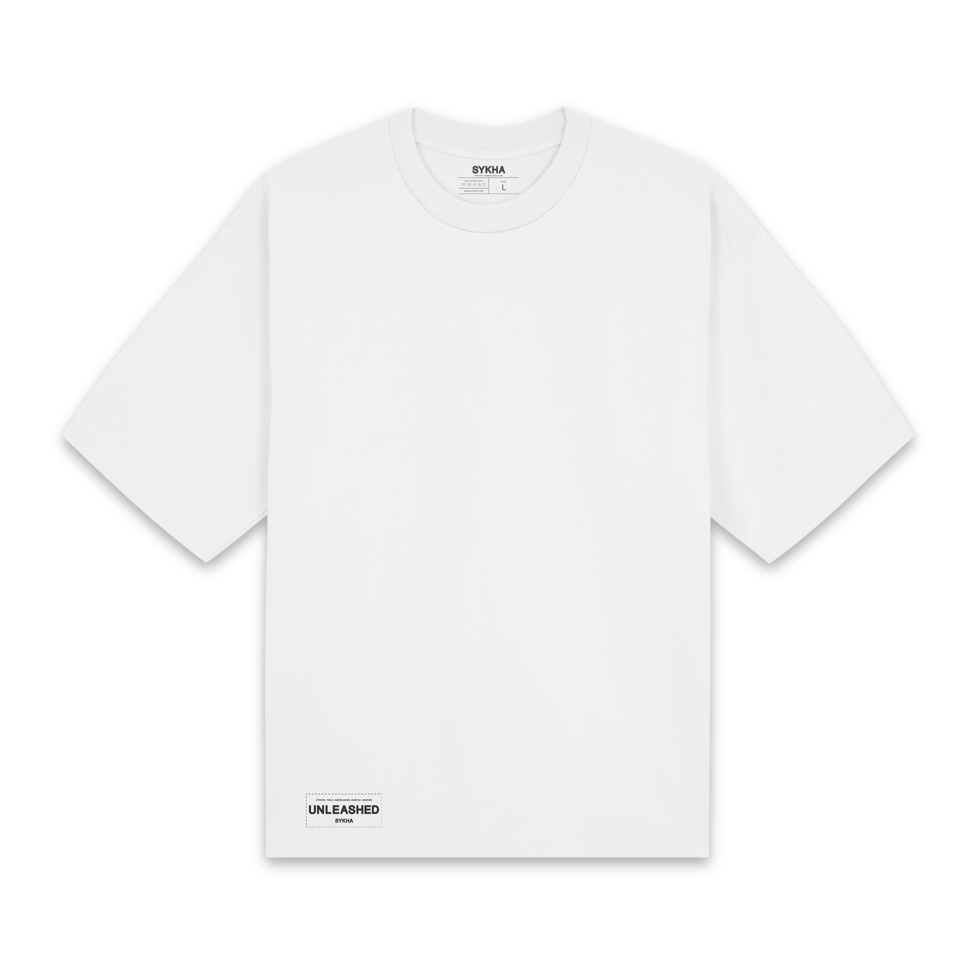 Faux Stitch Design Club Tee – White