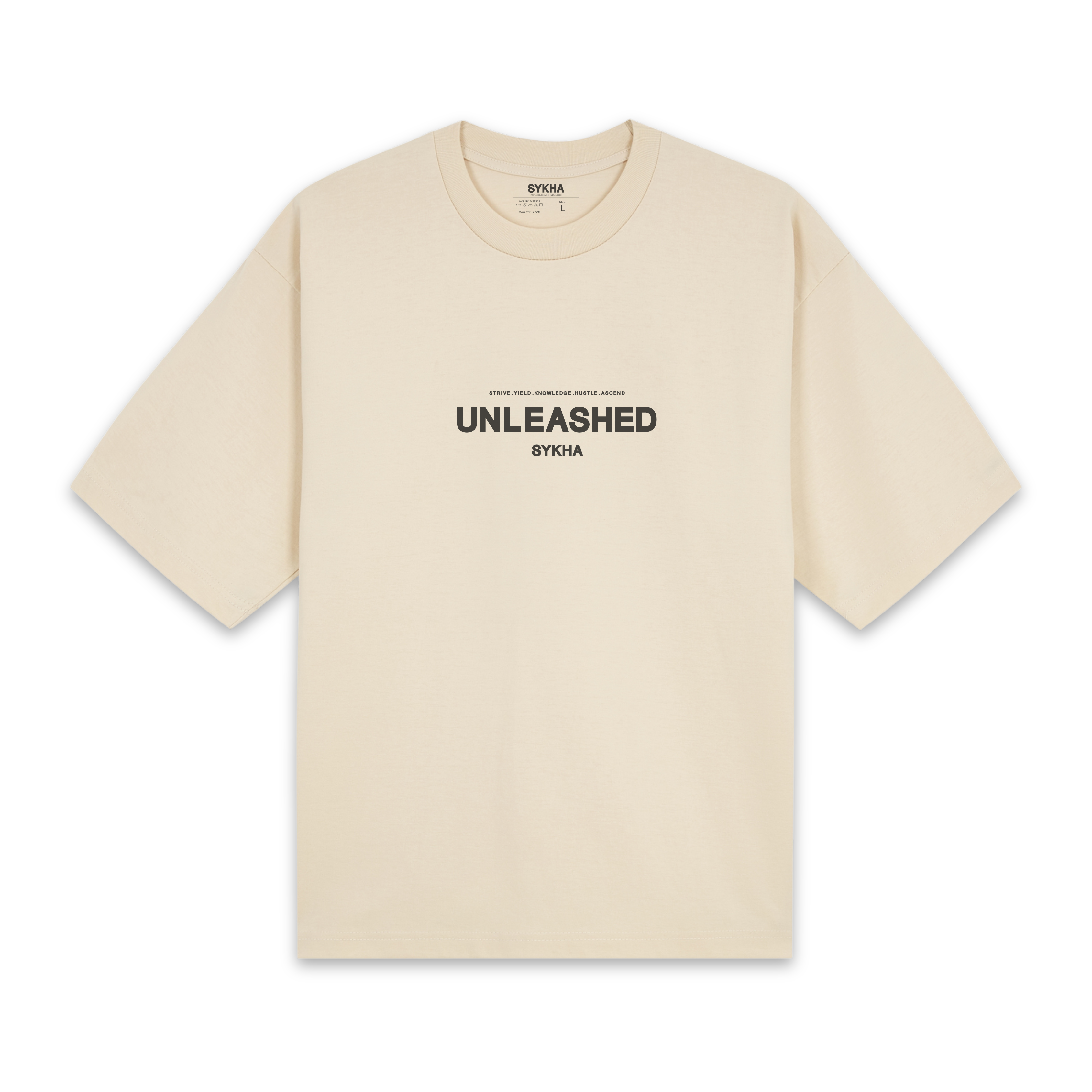 Premium Unleashed Logo Club Tee - Oat