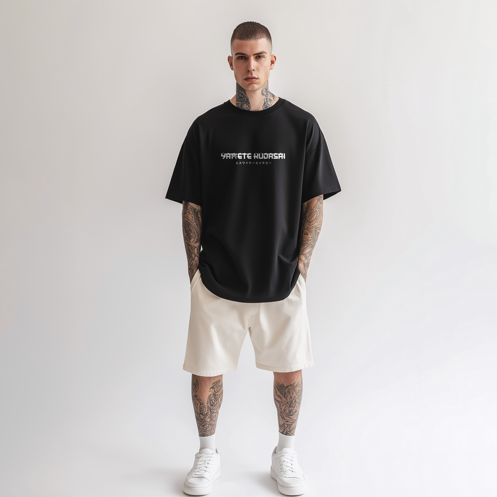Yamete Kudasai Oversized Tee